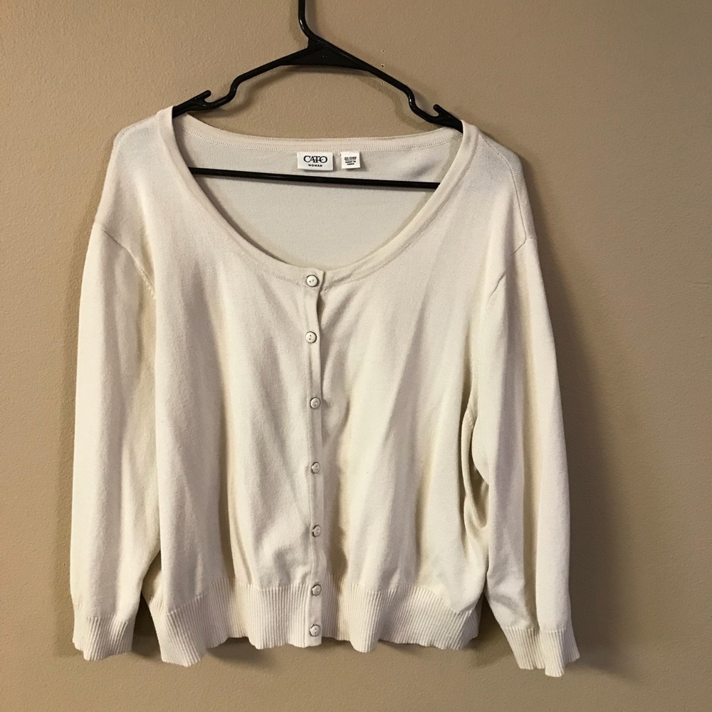 Cream cardigan